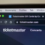 In this photo illustration, a Ticketmaster website is shown on a computer screen on Nov. 18, 2022 in Miami.