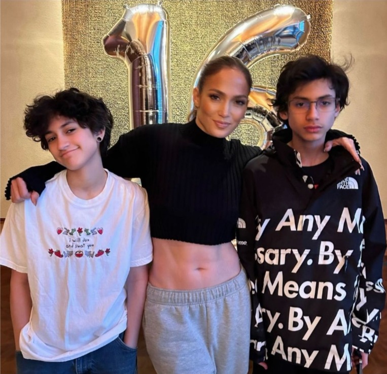 Jennifer shares twins Emme and Max with her ex Marc Anthony and is also a stepmom to Ben's three kids