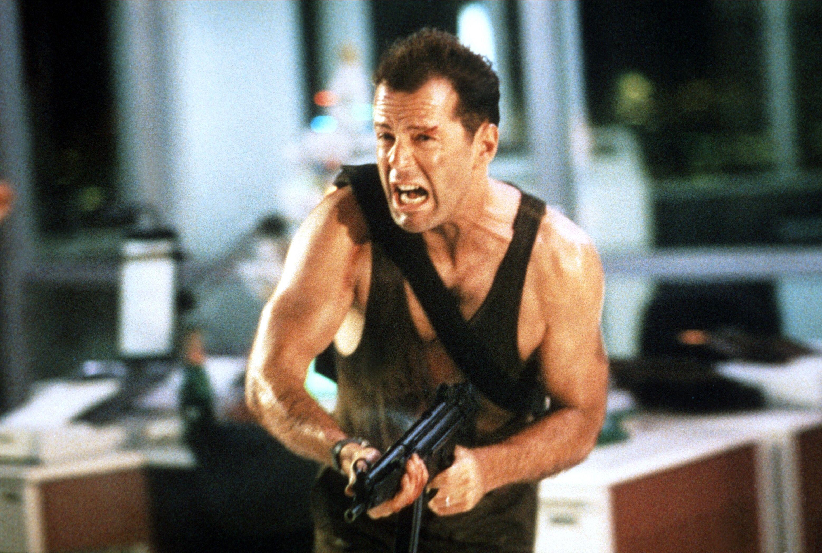 Bruce is well loved for his film career - such as roles like Die Hard
