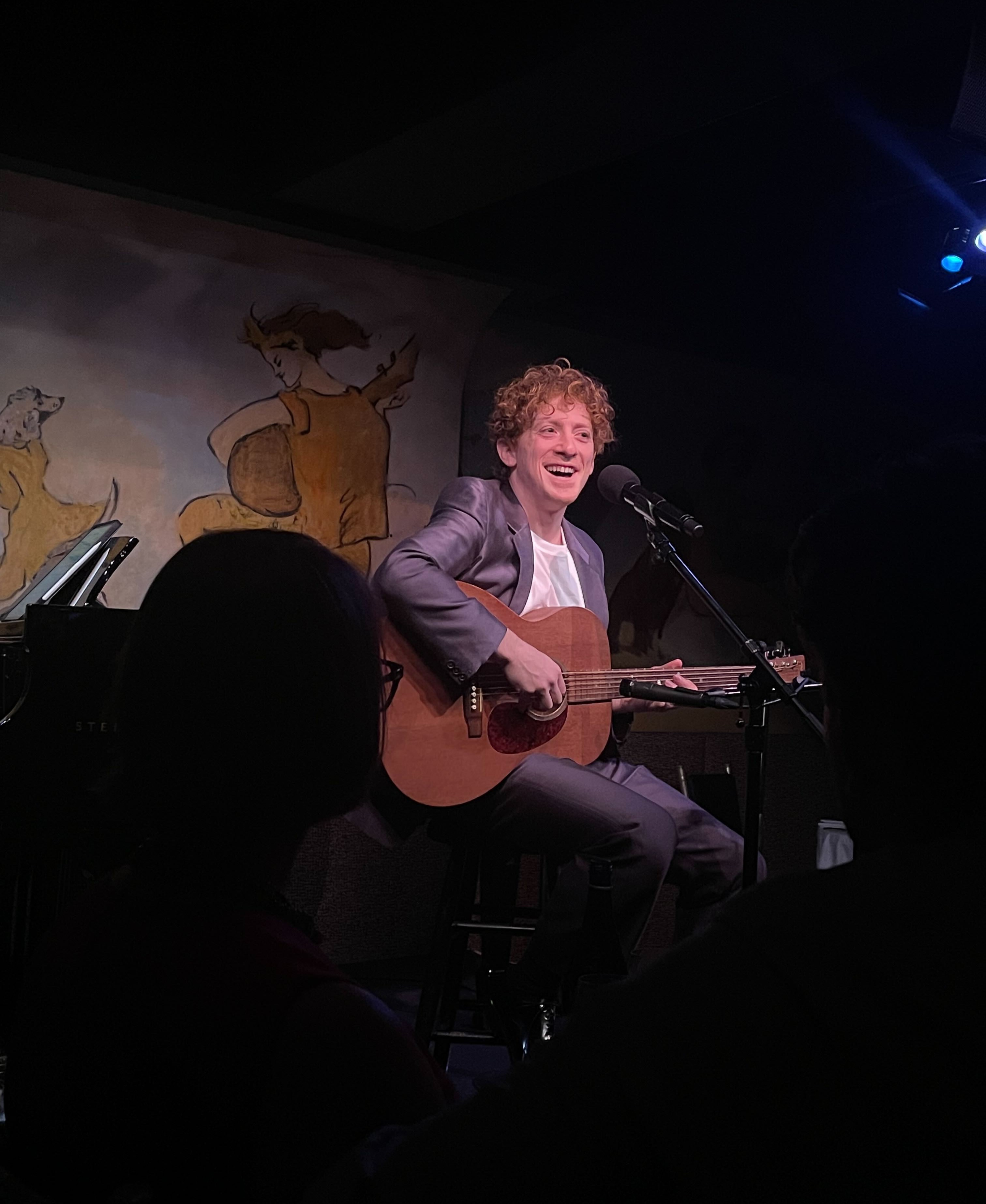 Ethan gave a nod to Wicked during his Café Carlyle performance on May 28