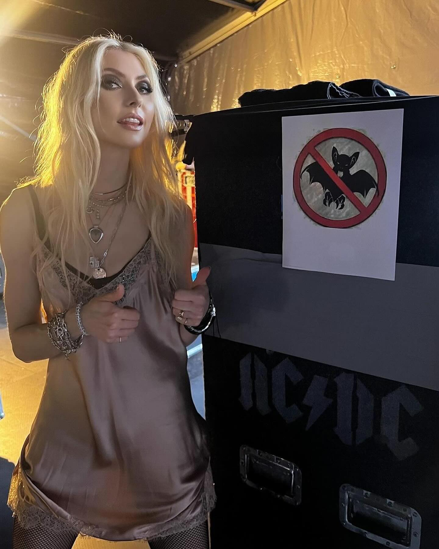 Momsen joked about the incident on Instagram over the next few days