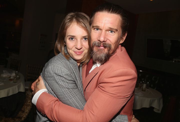 Maya Hawke and her father, Ethan Hawke, collaborated on the 2023 film "Wildcat." The "Stranger Things" actor said she's fine with the internet's criticisms of nepo babies and that it's "OK to be made fun of when you’re in rarefied air."