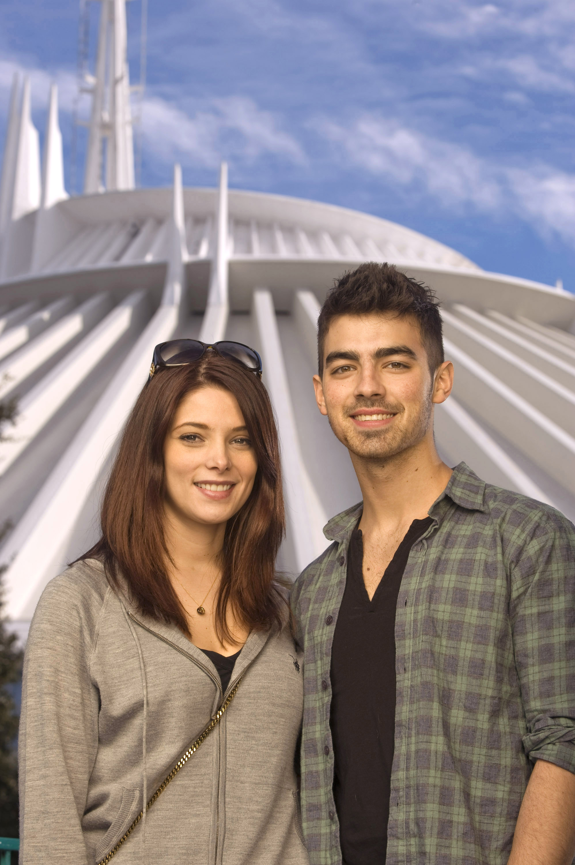 Joe Jonas and Ashley Greene pictured together at the Magic Kingdom in December 2010
