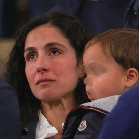 Nadal’s wife gets emotional watching the match