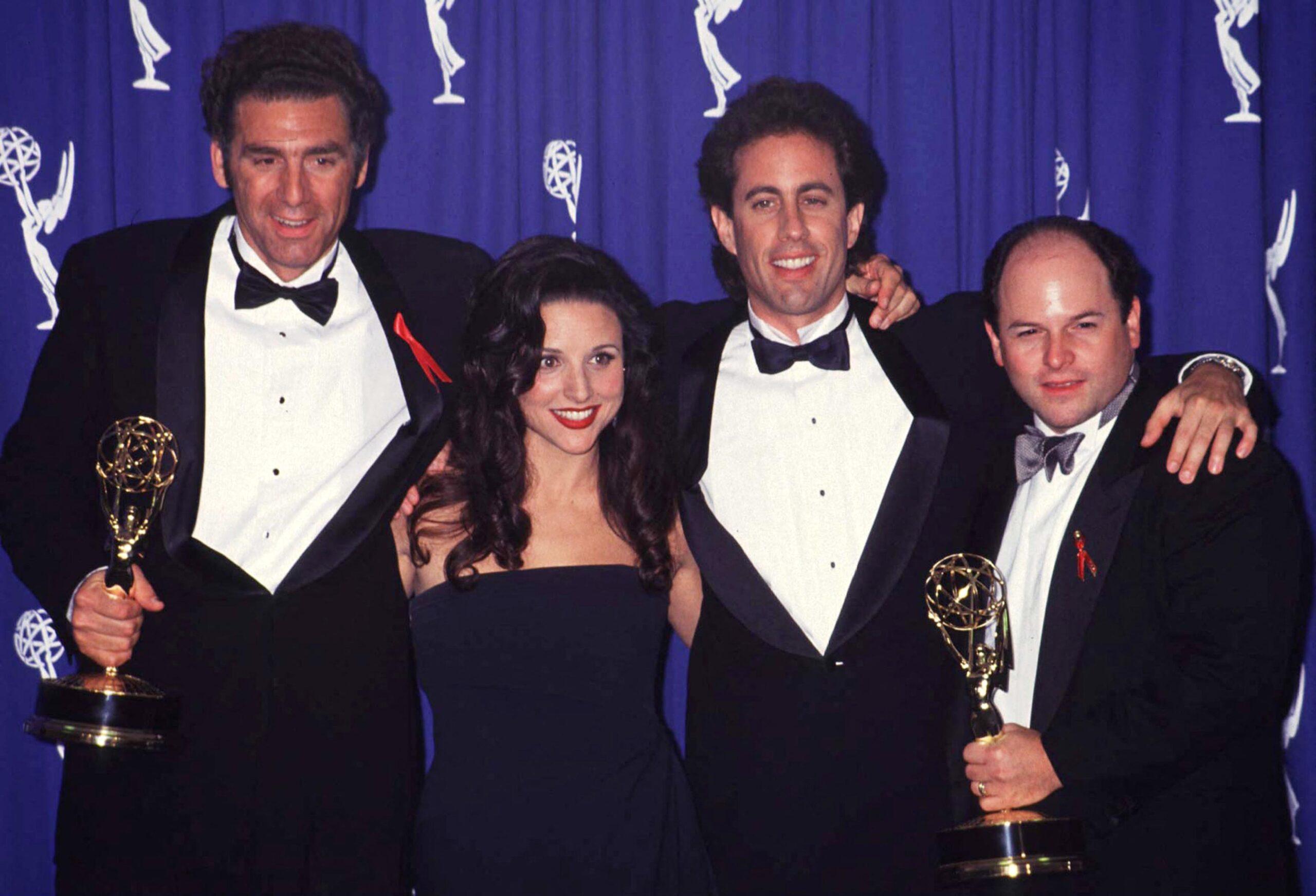 Michael Richards, Julia Louis-Dreyfus, Jerry Seinfeld and Jason