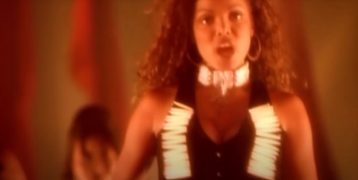 Janet wore the look in her music video, If