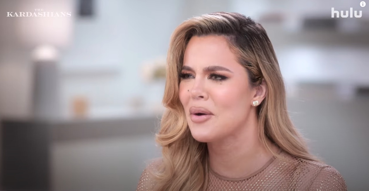 In a clip posted by Khloe's pal, the TV personality wore an all-grey ensemble