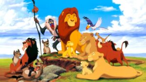 The characters of The Lion King.