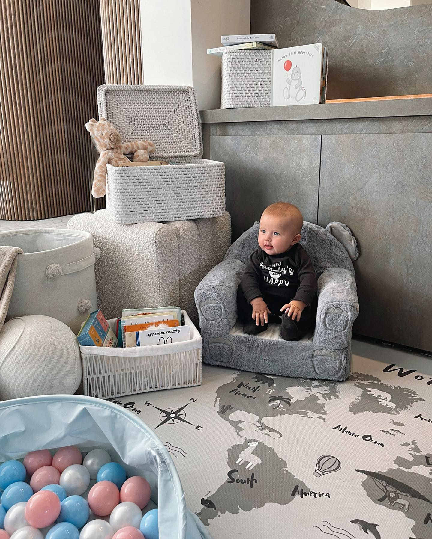 Even little Bambi's playroom is the result of a successful bargain hunt in Homesense