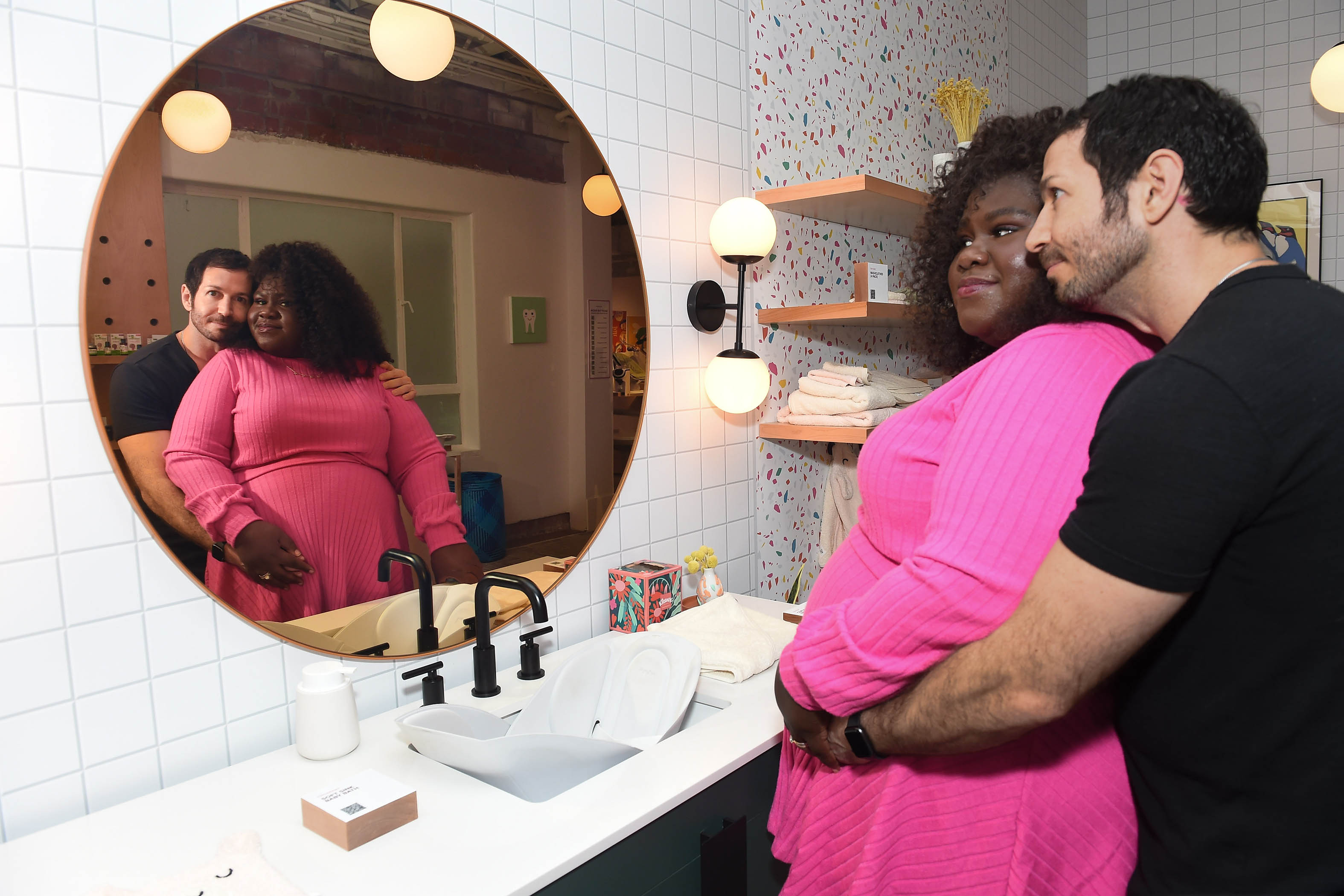 Gabourey and Brandon announced their pregnancy at a Babylist event in February 2024