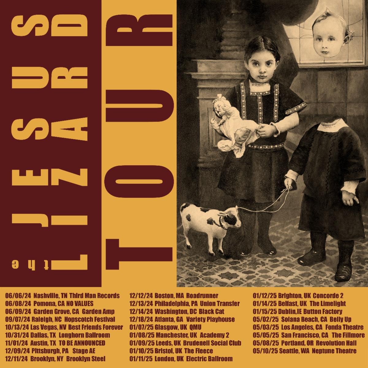 The Jesus Lizard: 2024-2025 Tour