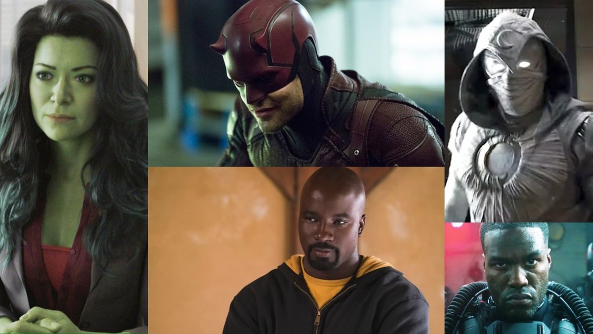 Marvel's streaming series stars She-Hulk, Daredevil, Luke Cage, Moon Knight, and Wonder Man. 