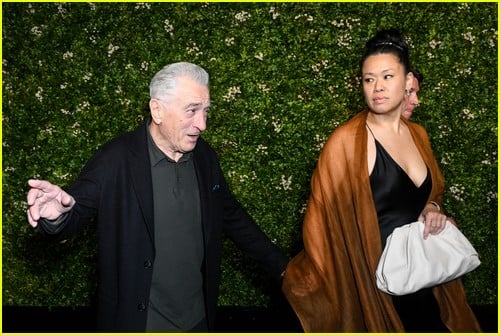 Robert De Niro and Tiffany Chen at the Chanel Tribeca Dinner