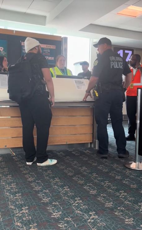 A man was stopped at the airport after trying to follow a viral packing hack