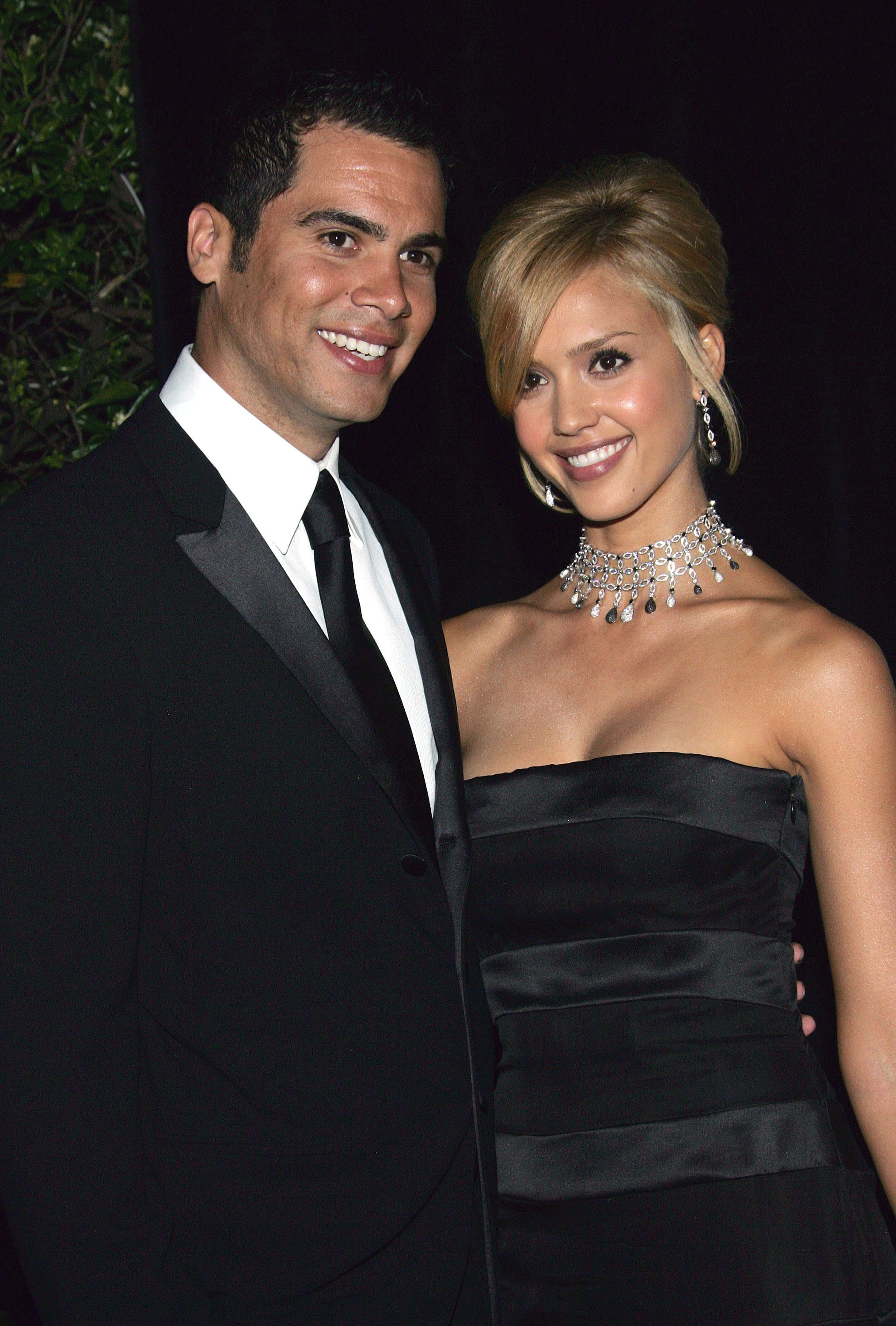Jessica Alba and Cash Warren pictured at the Cannes Film Festival in May 2005