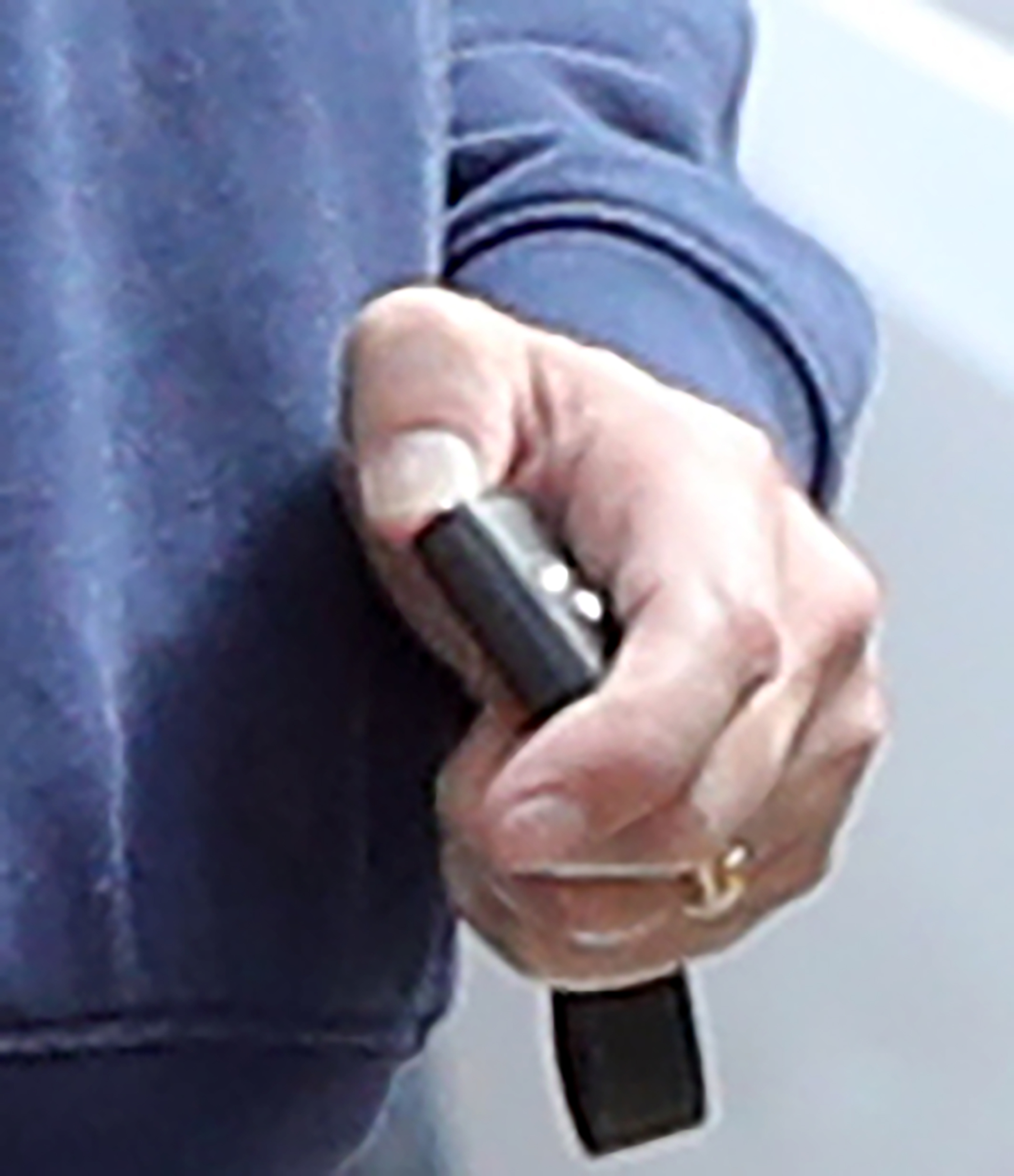 The ring could be seen on his left hand