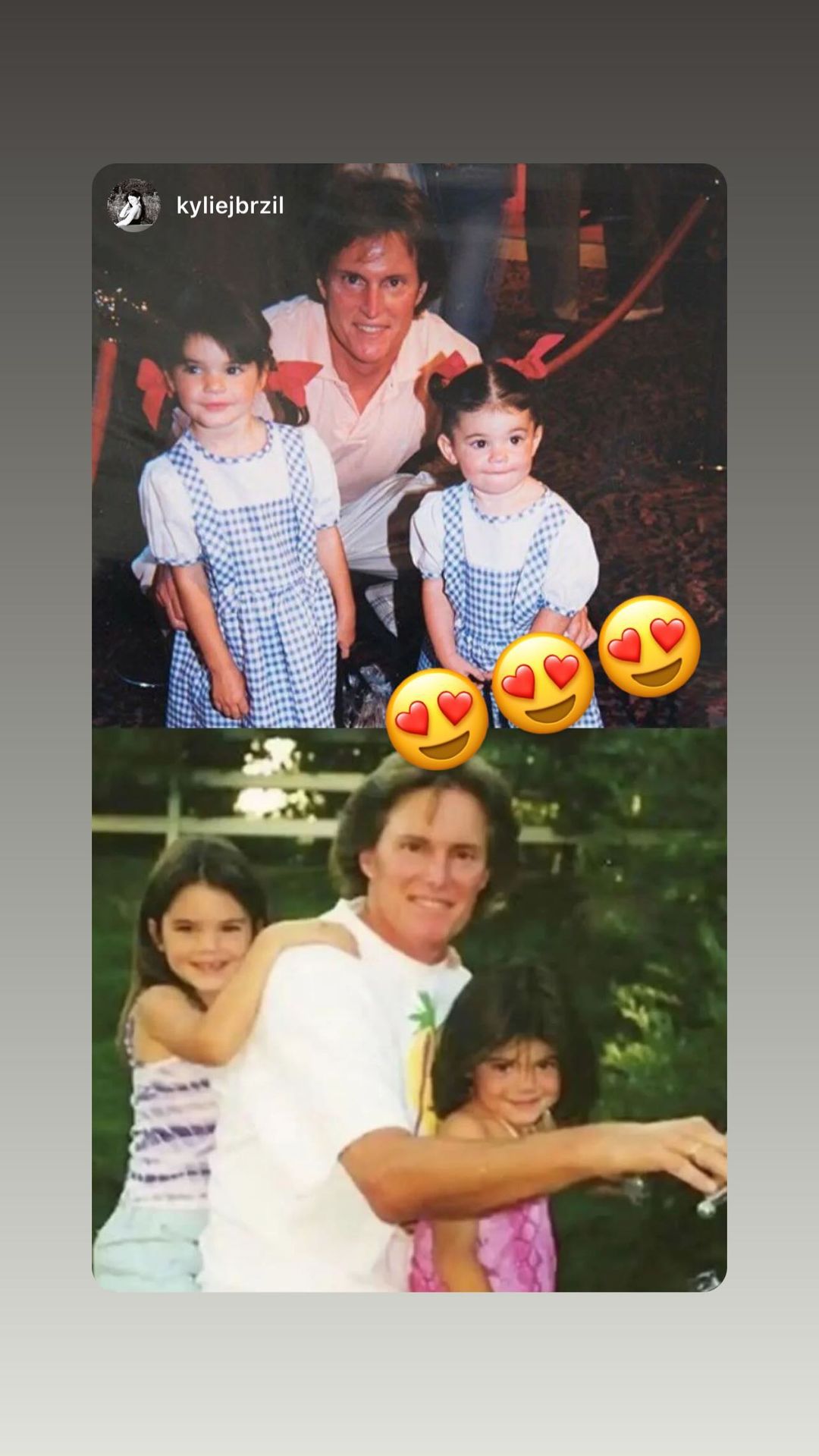 Kourtney Kardashian was the only member of the famous family to recognize Caitlyn, commenting a heart emoji on her latest post