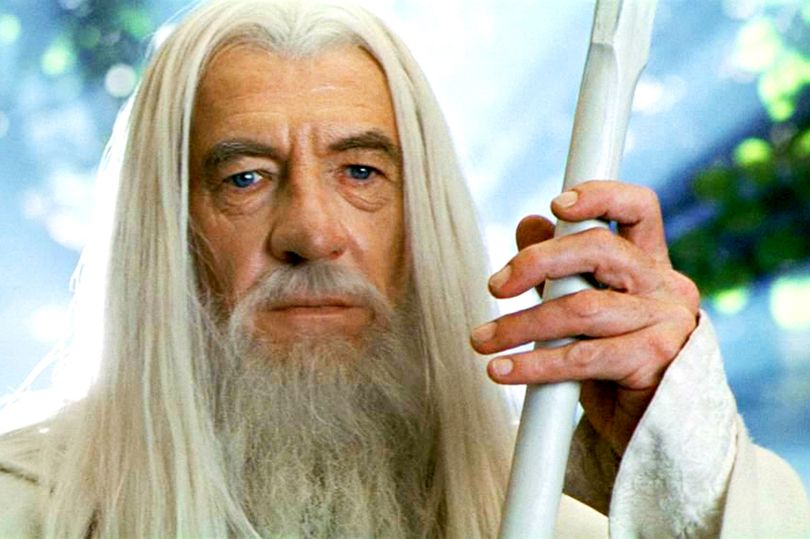 She spent the night in hospital after Gandalf fell on her
