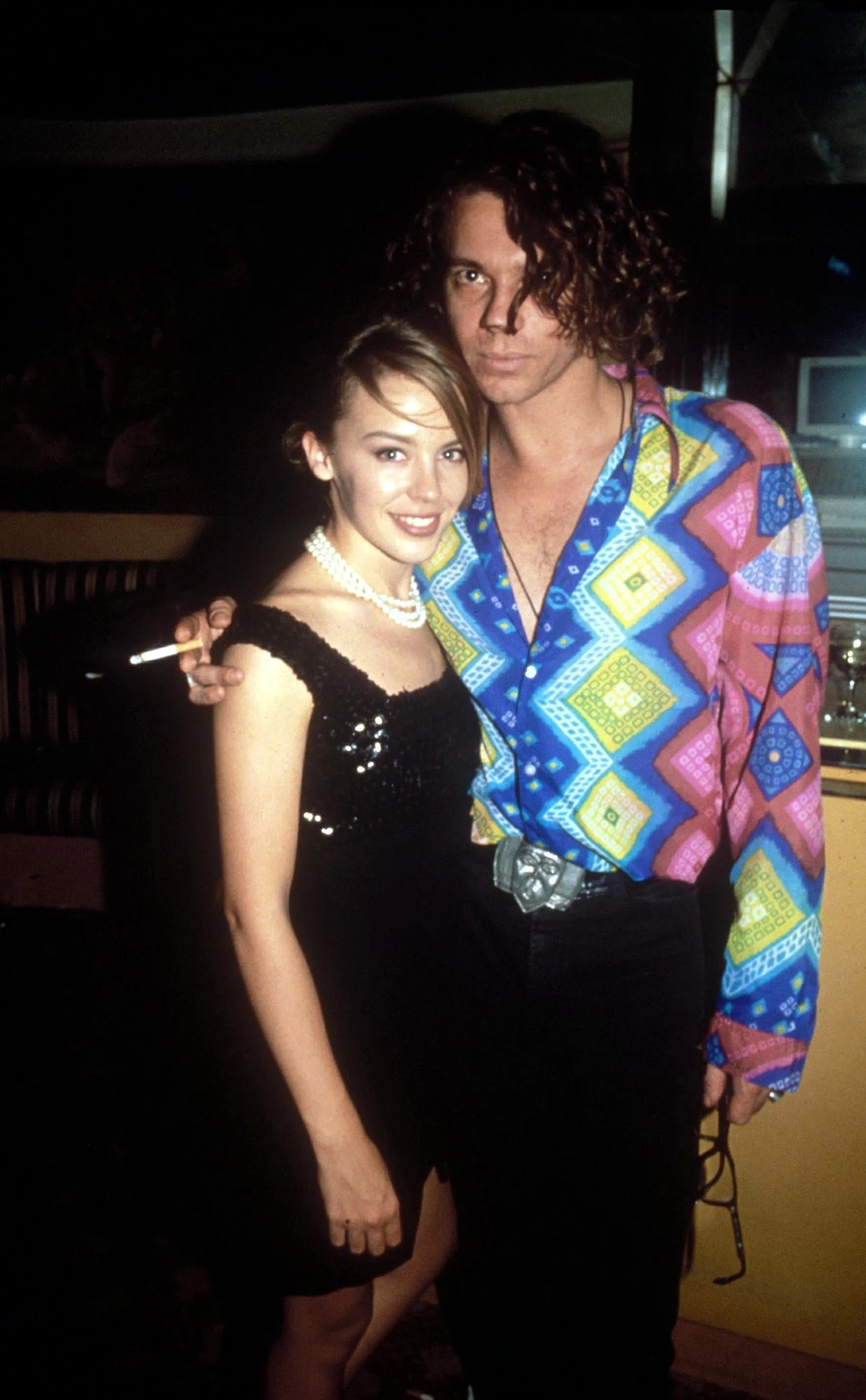 The hitmaker also dated late INXS singer Michael Hutchence