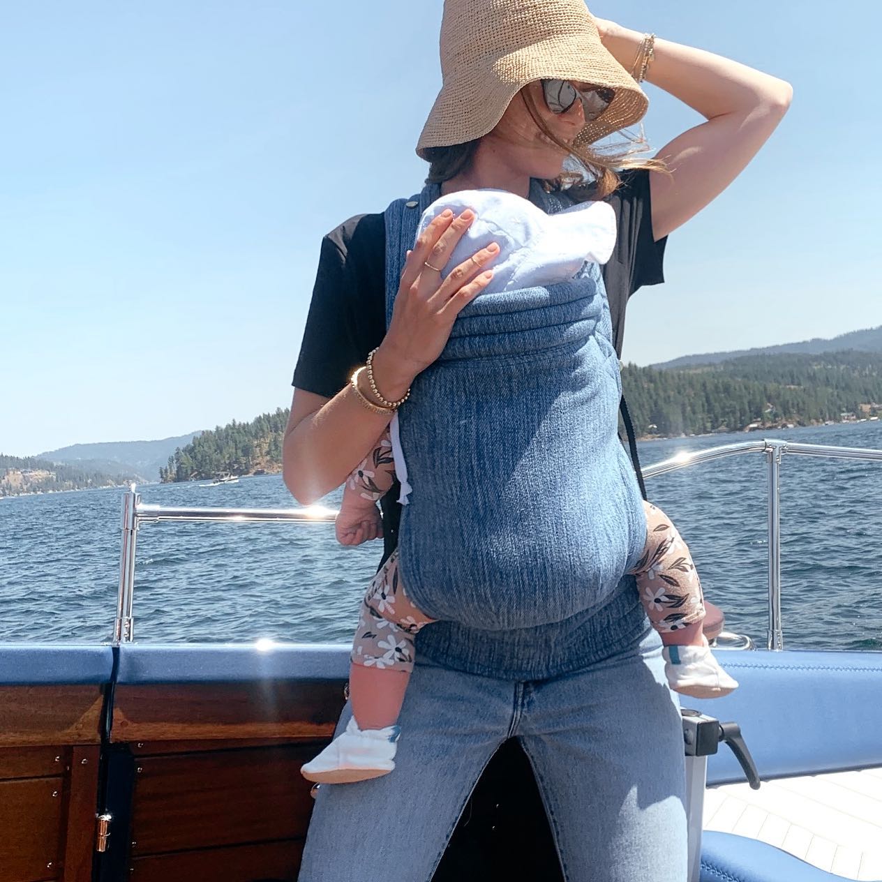  Katherine Schwarzenegger pictured with her and Chris Pratt's daughter, Lyla