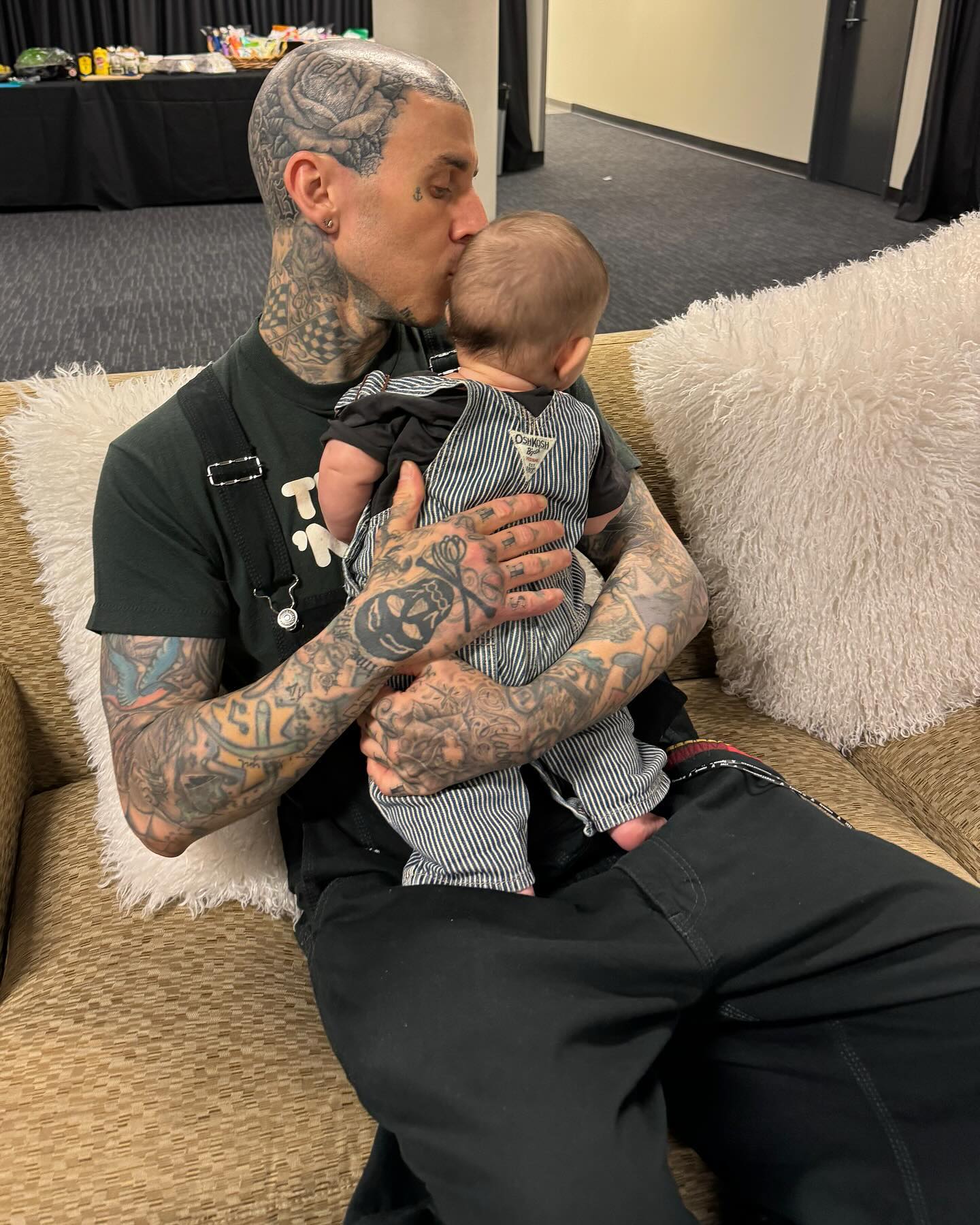 She and Travis Barker welcomed Rocky in November