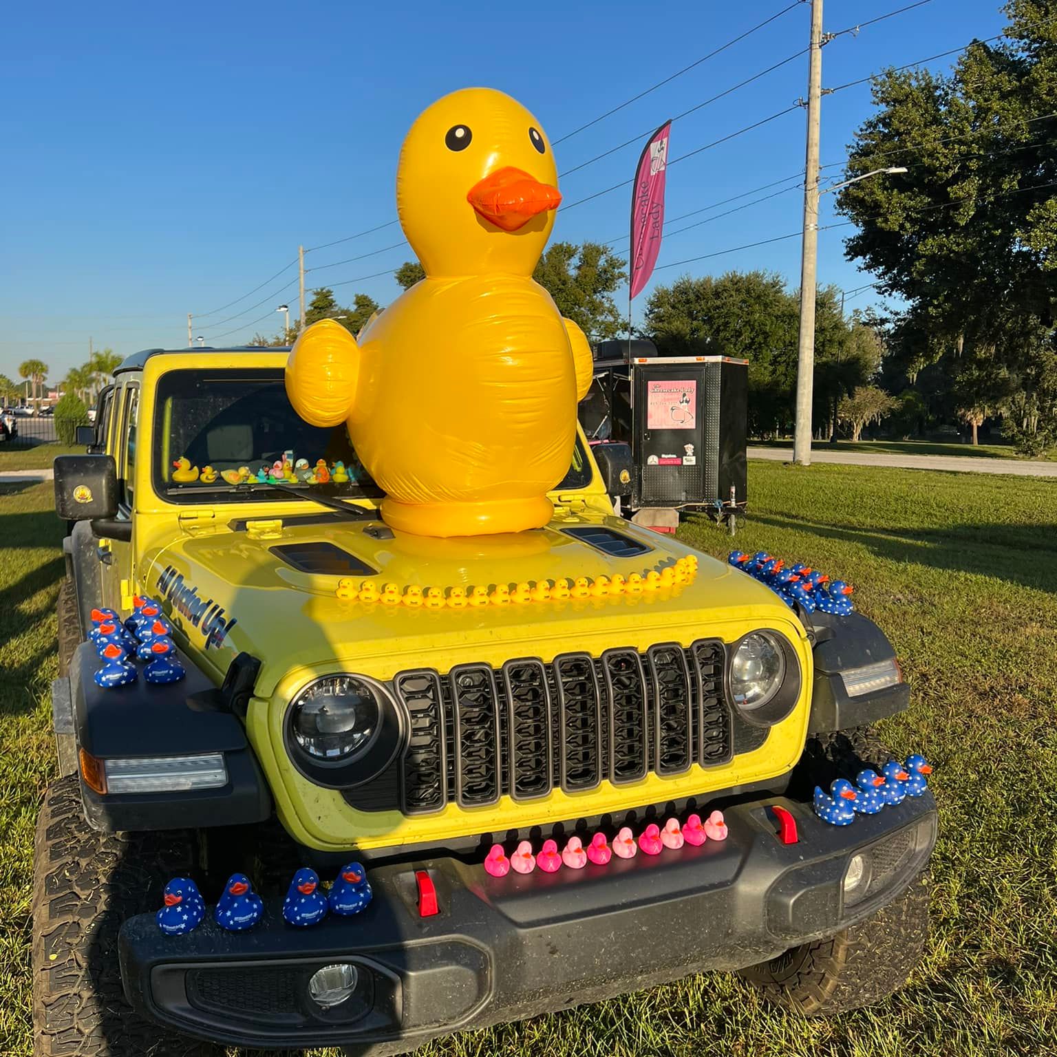 Allison Parliament (not pictured) had been the founder of the Duck Duck Jeep movement