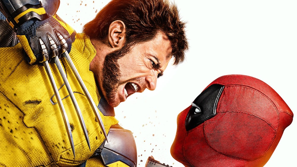 A Deadpool & Wolverine with the two of them engaged in a fight