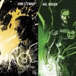 John Stewart and Hal Jordan artwork for the TV series Lanterns.