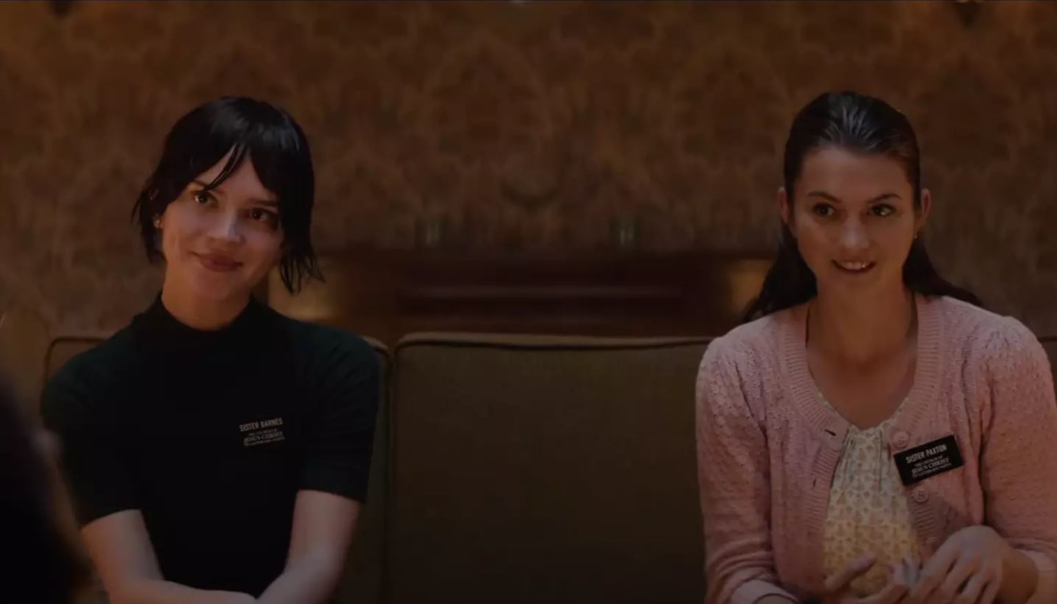 It follows two Mormon girls trapped in a house with Hugh's character
