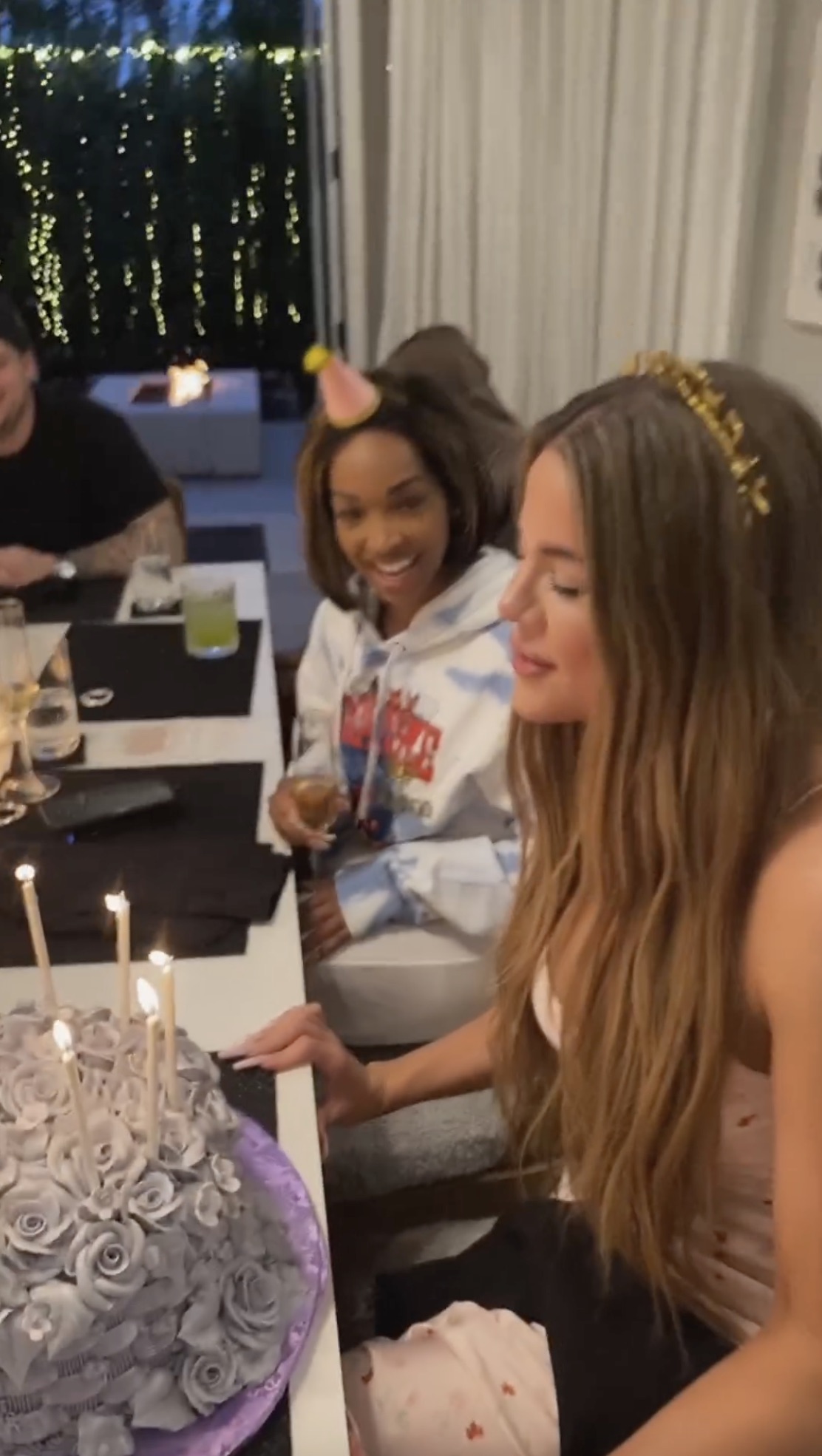 Khloe Kardashian celebrated her 40th birthday with friends and family