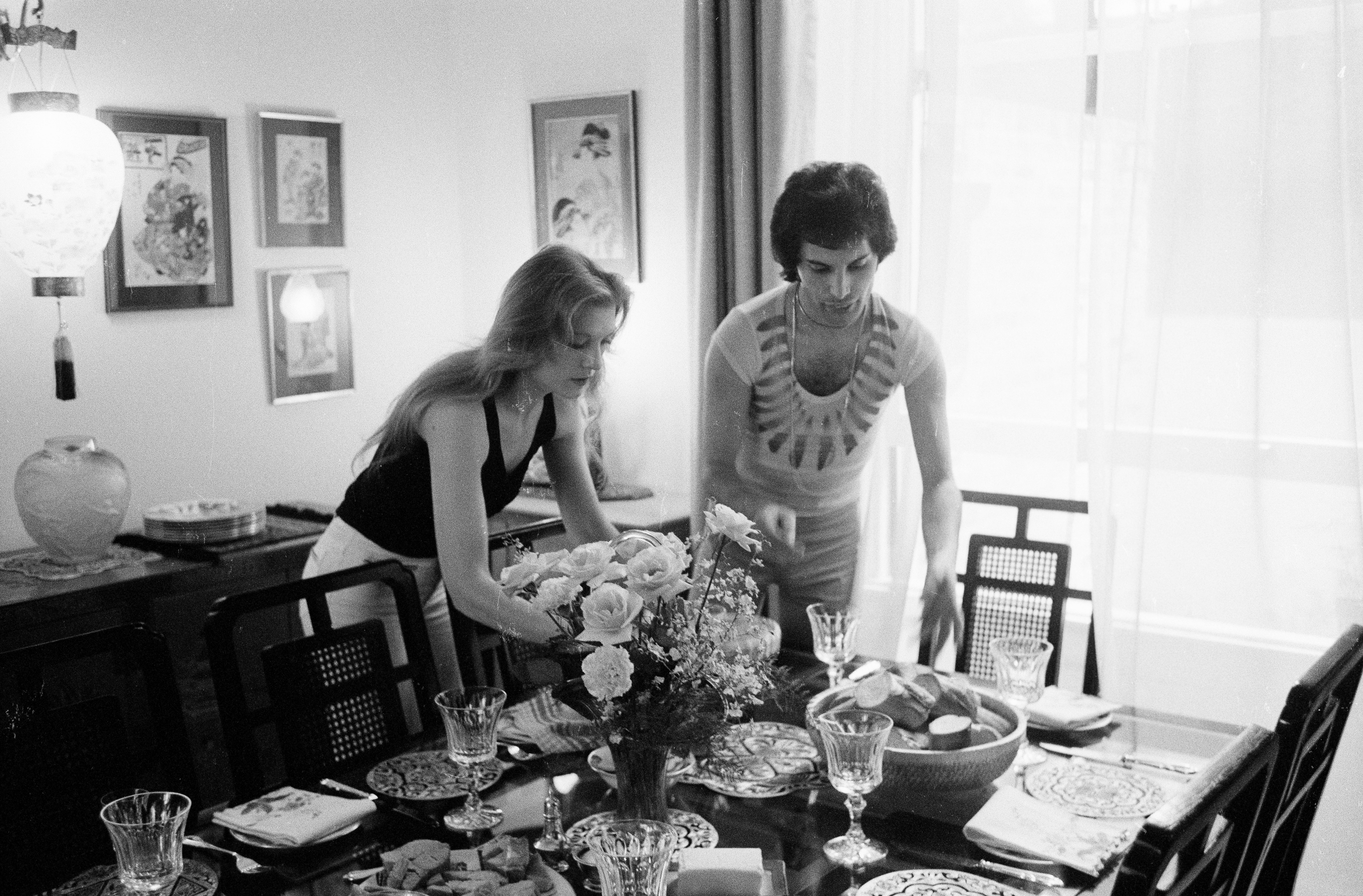 Mary and Freddie were still close in 1977, a year after their split