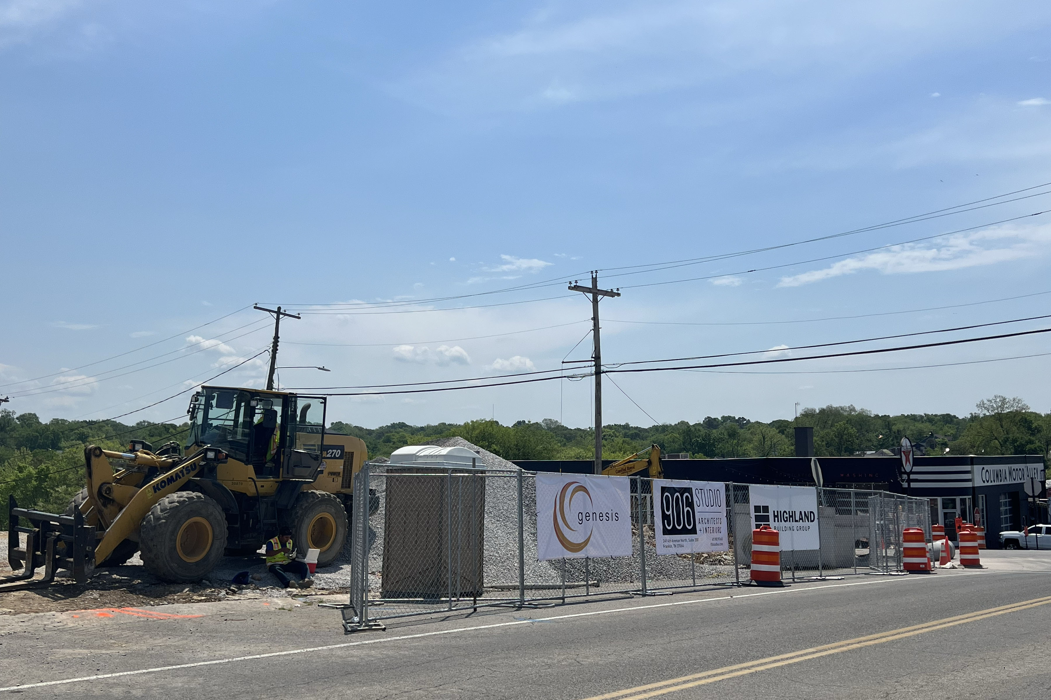 Construction in Columbia shows new condos are being built