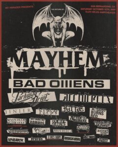 2024 MAYHEM Festival Lineup Announced; BAD OMENS, PARKWAY DRIVE And ARCHITECTS To Headline