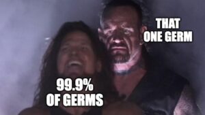undertaker meme about germs