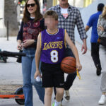 Ben Affleck and his ex-wife, Jennifer Garner, were photographed together while attending their son Samuel's basketball game