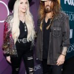 FIREROSE and Billy Ray Cyrus attend the 16th Annual Academy of Country Music Honors on Aug. 23, 2023 in Nashville, Tennessee.