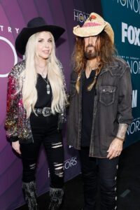 FIREROSE and Billy Ray Cyrus attend the 16th Annual Academy of Country Music Honors on Aug. 23, 2023 in Nashville, Tennessee.