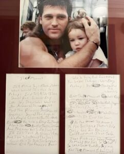 Billy Ray Cyrus shared a throwback photo of his daughter Miley Cyrus from her early childhood and his handwritten poem