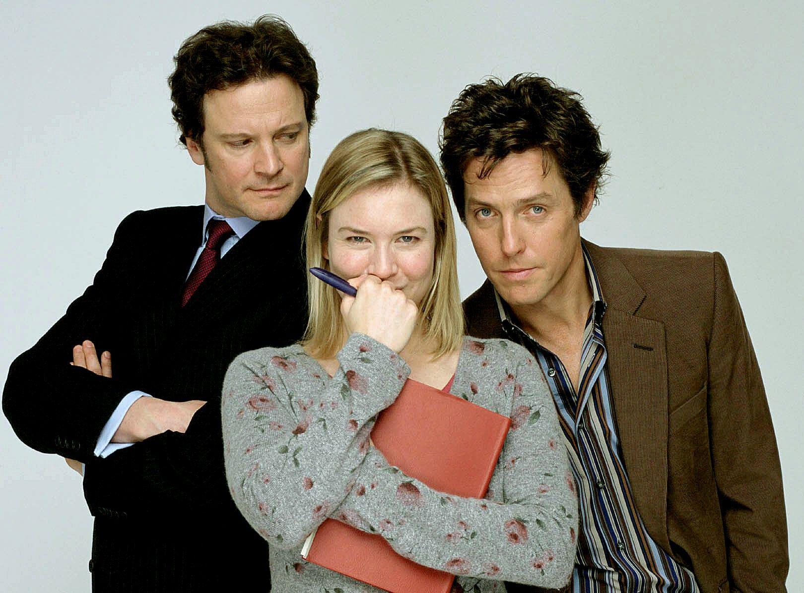Renee will be reprising her role alongside Hugh Grant, right, who returns as her former flame Daniel Cleaver but her husband Mark Darcy, played by Colin Firth, will not be featuring