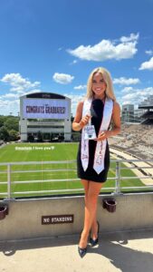 Brylie St. Clair has graduated from college