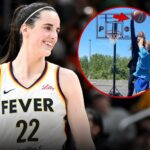 Caitlin Clark Hilariously Blocks Kid's Shot At Charity Event