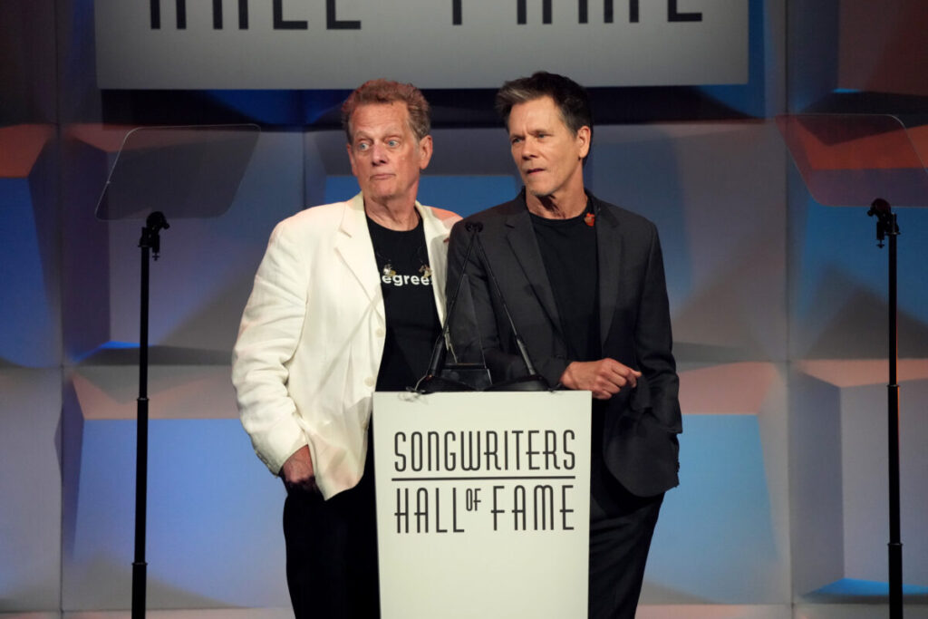 Michael Bacon and Kevin Bacon of The Bacon Brothers.