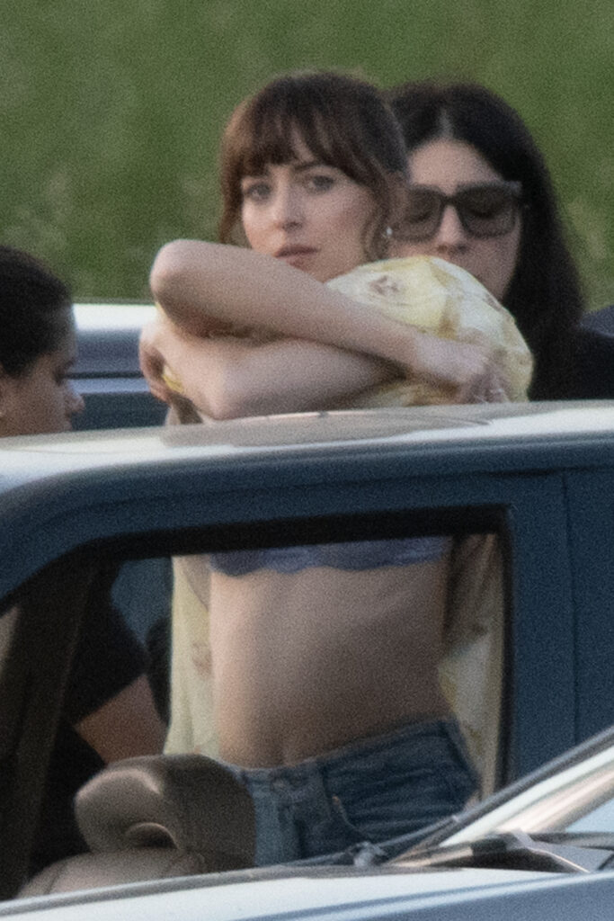 Dakota Johnson was recently seen filming for her new film, The Materialists, in New York City