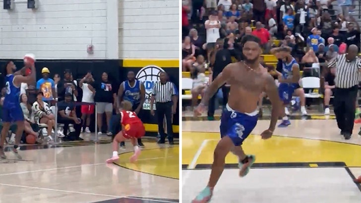 Damar Hamlin Hits Game-Winner at Charity B-Ball Game, Russell Wilson Attends