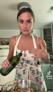 Lilly Gaddis caused an uproar on social media on Monday after dropping the N-word on one of her cooking videos on TikTok