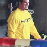 Dwayne Johnson stepped out in costume on set of his latest movie