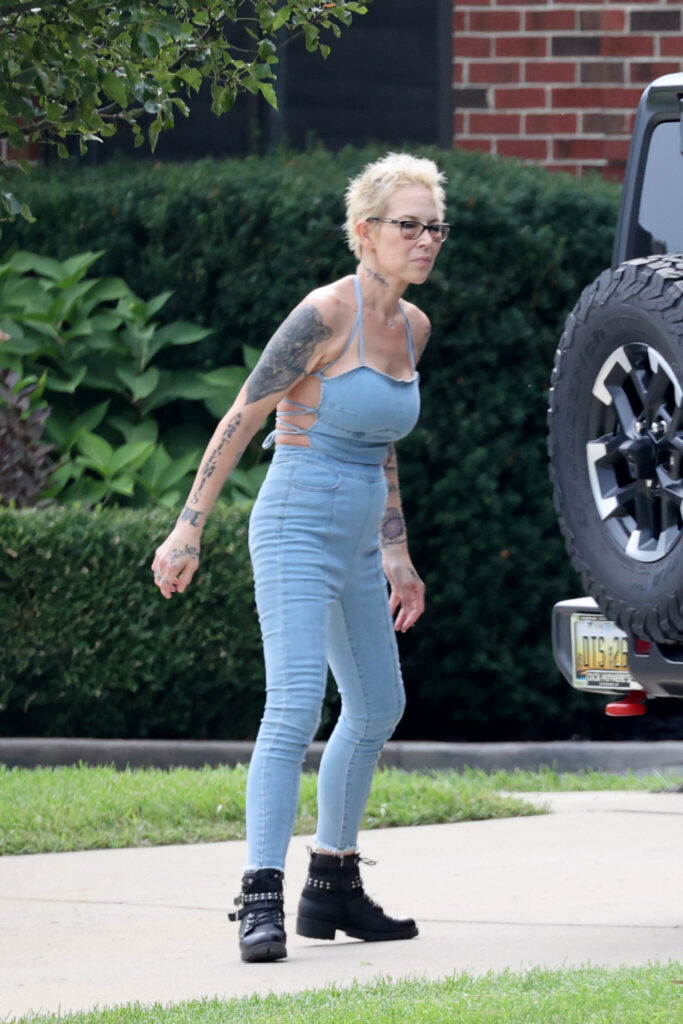 Kim Mathers was photographed by The U.S. Sun last year for the first time in years