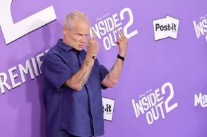 Flea Gives The Finger On 'Inside Out 2' Red Carpet