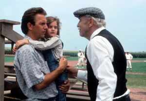Gaby Hoffmann (center) was just 7 years old when she played Karin Kinsella, the daughter of Kevin Costner's Ray Kinsella, in 1989's "Field of Dreams."