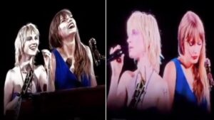 Hayley Williams Performs 'Castles Crumbling' Live With Taylor Swift